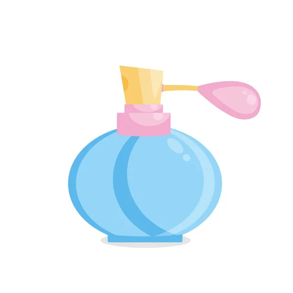 Jolie Bouteille Parfum Dessin Animé Illustration Vectorielle Pour Saint Valentin — Image vectorielle