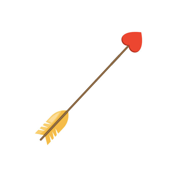 Cupid arrow. Vector illustration for Valentine's Day.