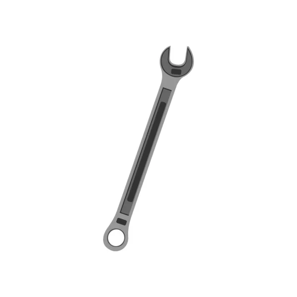 Cartoon Wrench Tool Vector Illustration — Stock Vector