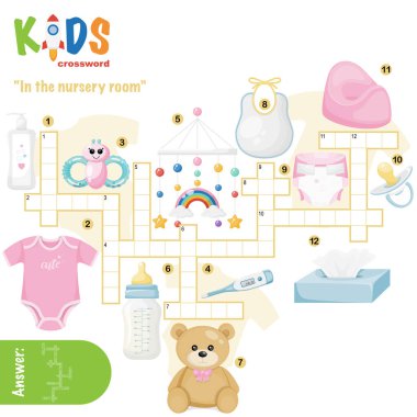 İlkokul ve ortaokuldaki çocuklar için kolay bir bulmaca. Dil kavrama ve kelime dağarcığını genişletmenin eğlenceli bir yolu. Cevapları içerir.