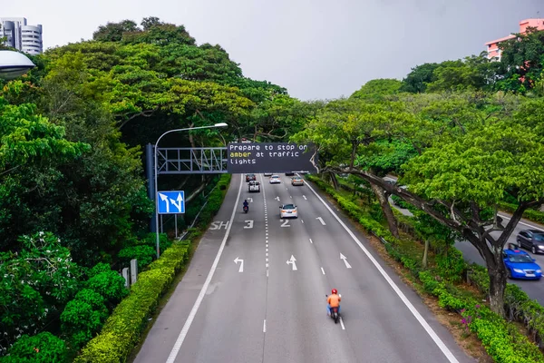 Singapore März 2018 Autobahn Singapore — Stockfoto