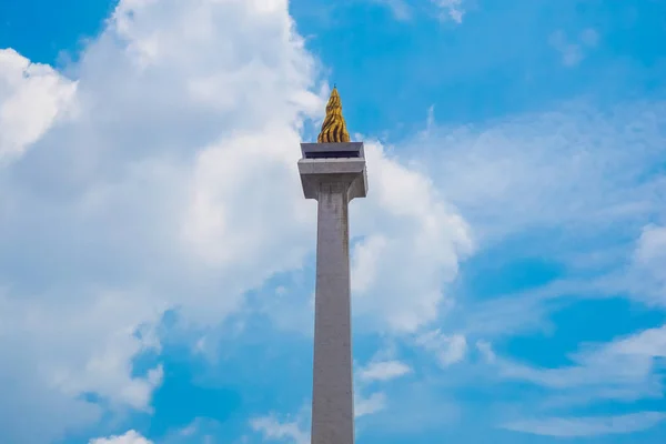 Национальный Памятник Монас Честь Независимости Индонезии Нидерландов — стоковое фото