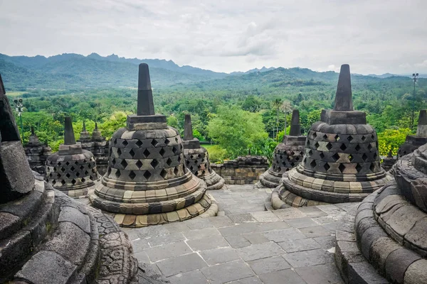 Templo Borobudur Maior Templo Budista Mundo — Fotografia de Stock