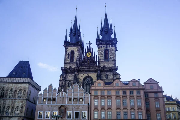 Prag Tschechische Republik Juli 2018 Schöne Architektur Der Stadt Prag — Stockfoto