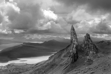 yaşlı adam storr, Isle of skye, İskoçya 