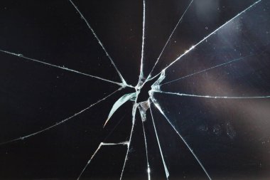 Kırık camlar pencereler