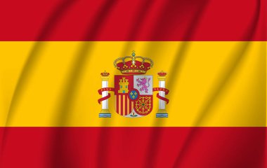 Slovenya bayrağı sallayarak, vektör