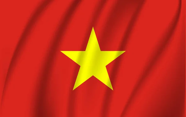 Nationalflagge Vietnams — Stockvektor