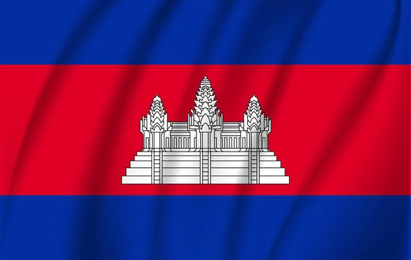 Трехмерное ожидание в CAMBODIA 10 — стоковый вектор