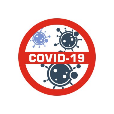 Koronavirüsü imzalayın. Koronavirüsü durdurun. Coronavirüs salgını. Coronavirus tehlikesi ve halk sağlığı risk hastalığı ve grip salgını.
