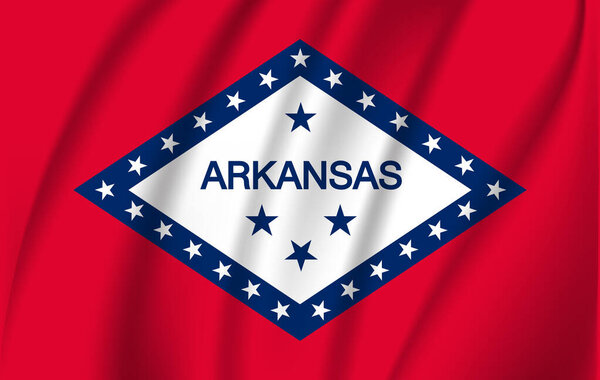 Арканзас - это штат США. иллюстрация Арканзас - это штат США. иллюстрация