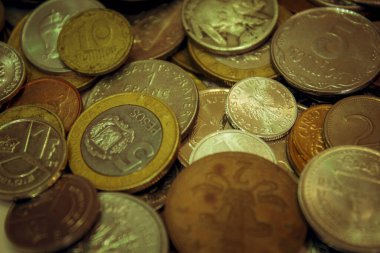 Metal paralar - farklı ülkelerden gelen paralar