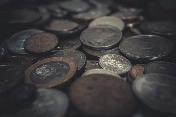 Metal coins - money from different countries