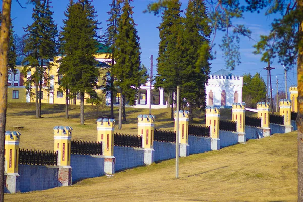 Antigo Solar Antigo Rico Proprietário Terras Russo Monumento Arquitetônico — Fotografia de Stock