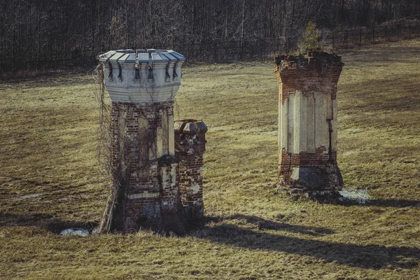 Altes Anwesen Eines Reichen Russischen Landbesitzers Ein Architektonisches Denkmal — Stockfoto