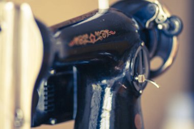 Eski Sovyet ev yapımı makine hafif tekstil endüstrisi.