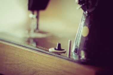 Eski Sovyet ev yapımı makine hafif tekstil endüstrisi.