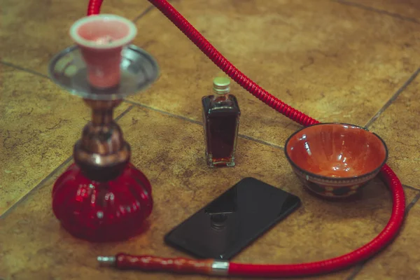 Старий Східний Ретро Hookah Souvenir Близького Сходу Глиняна Чаша — стокове фото