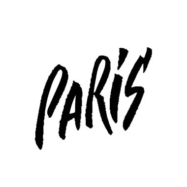 Atlanta el yazı hat. Elle çizilmiş fırça hat. Şehir tasarım yazı. Vektör çizim.