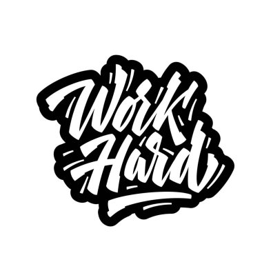 Elle çizilmiş kauçuk damga