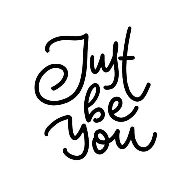 El çizimi kartlar. Yazıtta sadece kendin ol yazıyor. Tebrik kartları, posterler, tişörtler, afişler, davetiyeler için mükemmel bir tasarım..