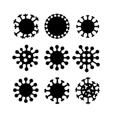 Coronavirus bakteri hücresi etiketli, 2019-nKoV Yeni Coronavirus bakterisi. Enfeksiyon yok ve koronavirüs konseptini durdur. Covid2019
