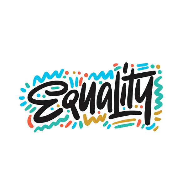 Ikona Koncepce Rovnosti Pohlaví Equality Vector Illustration — Stock fotografie