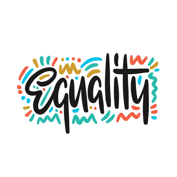Icono Del Concepto Igualdad Género Igualdad Vector Ilustración — Foto de Stock