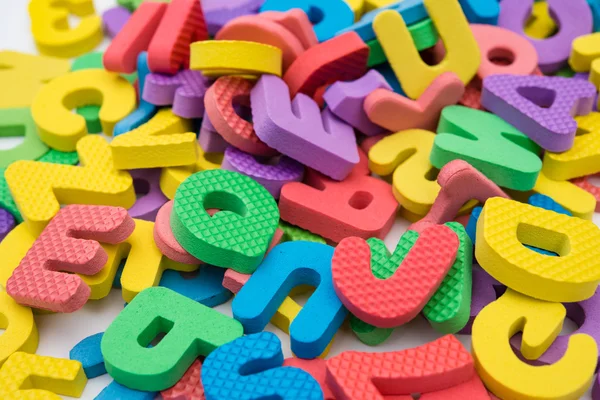colorful letters of alphabet jigsaw puzzle