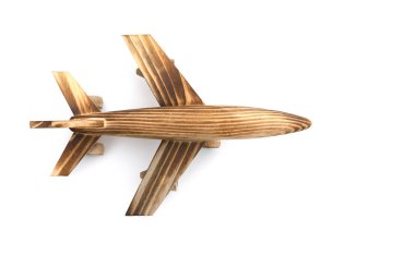 uçak model beyaz zemin üzerine