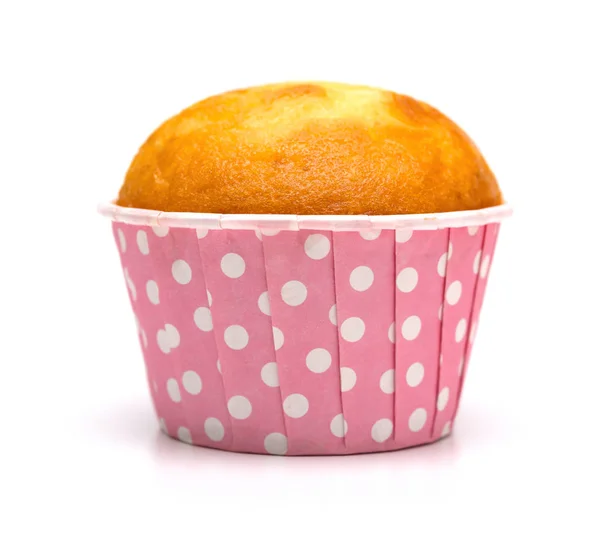 Homemade cup cake on a white background — Stock Photo, Image