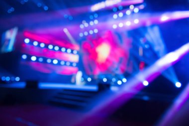 odak dışında canlı show arka plan olarak