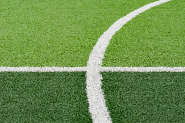 Part of a soccer field — Stock Photo, Image