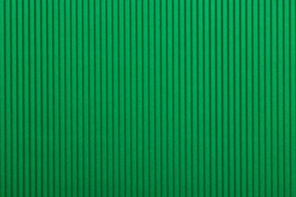 Cartón Corrugado Patrón Fondo Vertical Color Verde —  Fotos de Stock