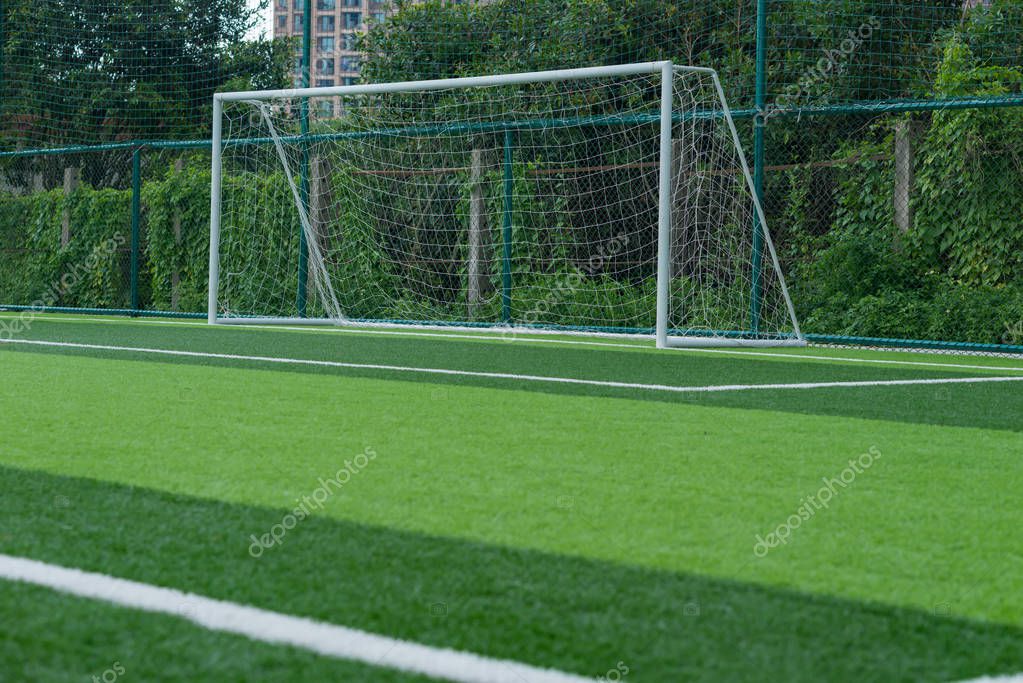 Gol Campo Futebol Livre — Fotografias de Stock © FreerLaw #191443348