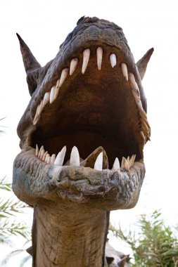 dinozor ağız büyük teech ile yakın çekim