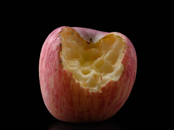 Apfel Wird Von Ratte Gefressen — Stockfoto