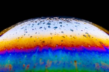 Renkli baloncuk patlamak üzere