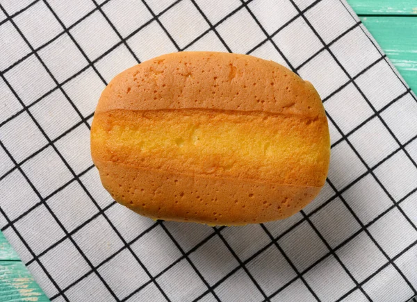 トップビューフレッシュカップケーキ — ストック写真