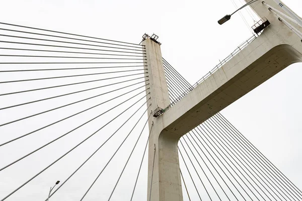 Parte Uma Ponte Uma Estrada — Fotografia de Stock