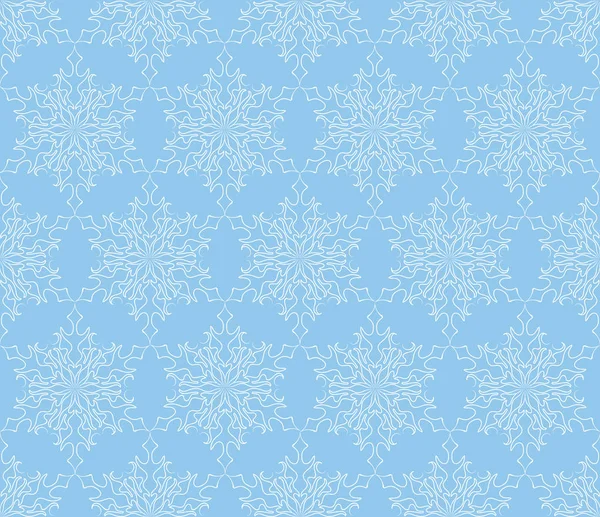 Sneeuw naadloze patroon — Stockvector