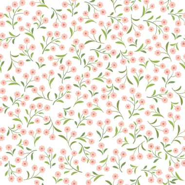 Çiçeklerle kusursuz desen