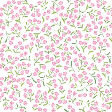 Çiçeklerle kusursuz desen