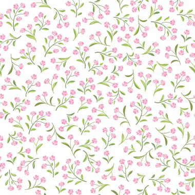 Çiçeklerle kusursuz desen