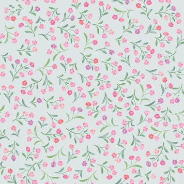 Çiçeklerle kusursuz desen