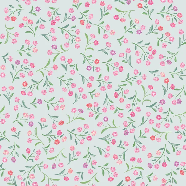 Seamless pattern with flowers — Stock Vector