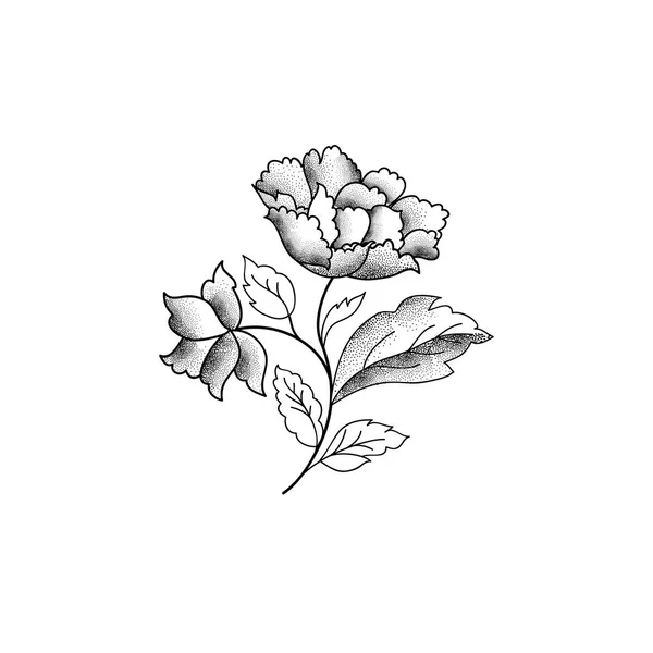 Icône de fleur de jardin — Image vectorielle