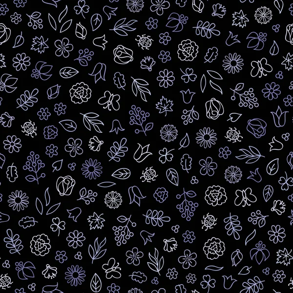 Çiçek simgesi seamless modeli.