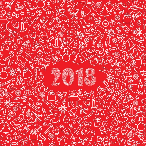 Bonne année carte de voeux — Image vectorielle