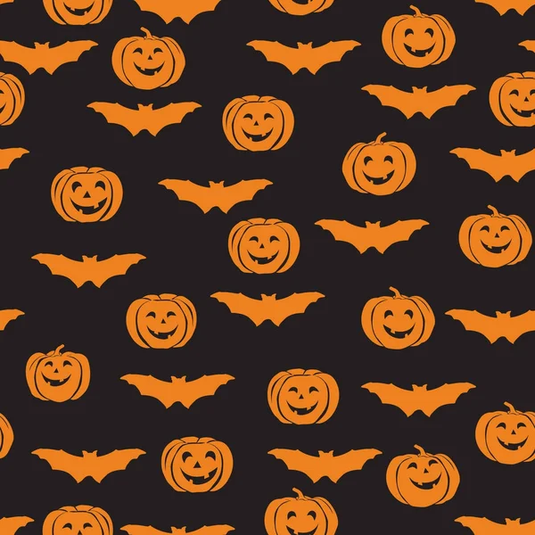 Halloween seamless pattern — Stock Vector